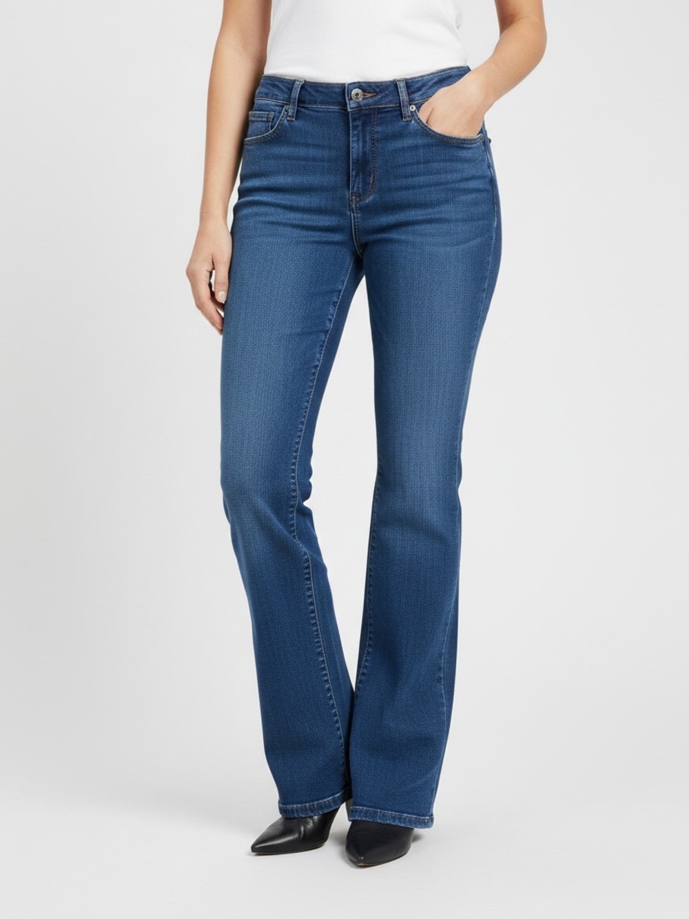 J Jill Bootcut Women’s Jeans in Medium Blue Size 14 Stretch